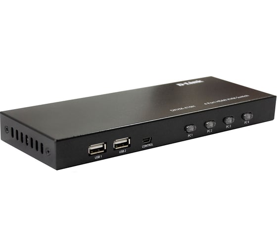 4-портовый kvm-переключатель d-link с портами hdmi и usb DKVM-410H/A2A