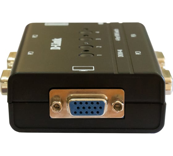 4-портовый kvm-переключатель d-link с портами vga и ps/2 DKVM-4K/B3A 1