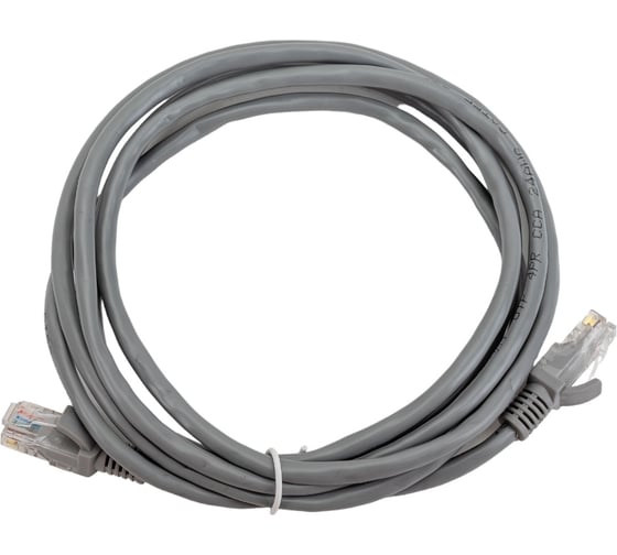 Патч-корд Ripo utp cat 5e, rj45, 2 m (серый) 003-300006