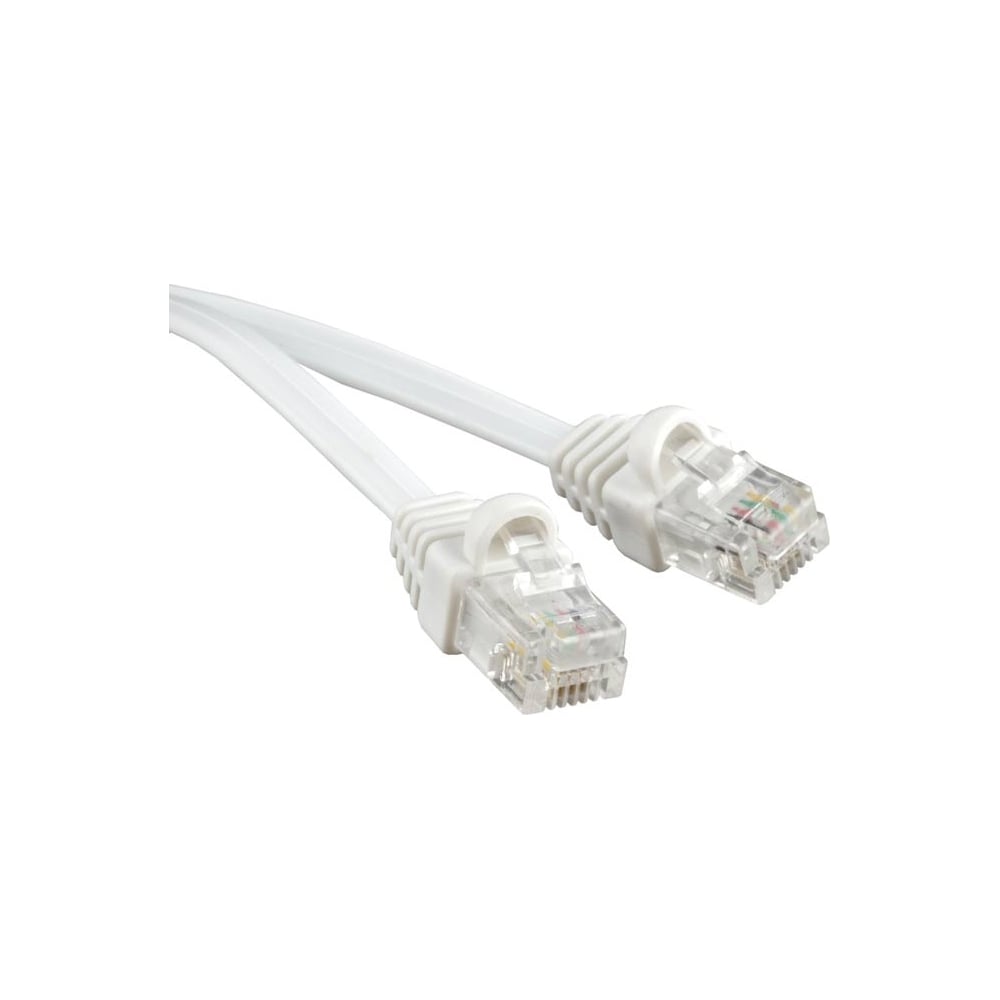 Телефонный патч-корд Hyperline PCM-RJ12-RJ12-2M-WH 373879 - выгодная ...