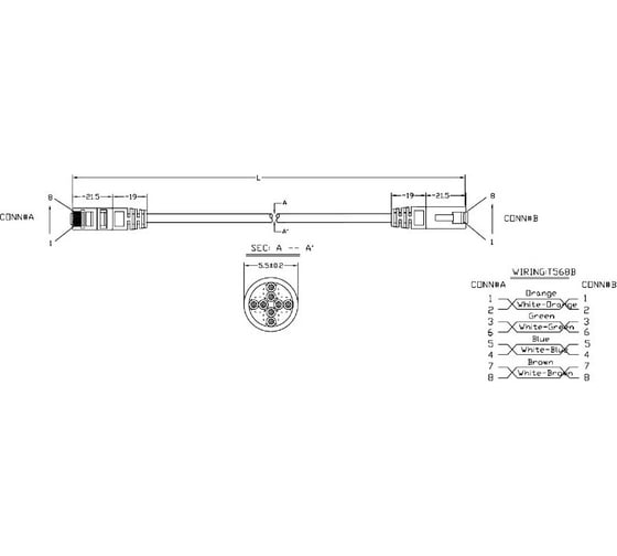 Патч-корд Hyperline PC-LPM-UTP-RJ45-RJ45-C5e-2M-LSZH-GY 373620