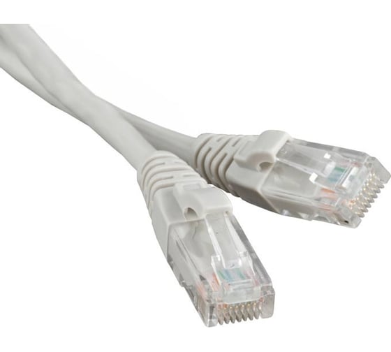 Патч-корд Hyperline PC-LPM-UTP-RJ45-RJ45-C5e-3M-LSZH-GY 373633