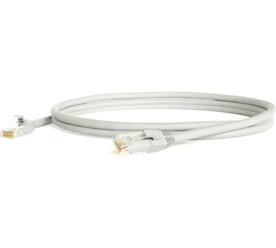 Патч-корд Hyperline PC-LPM-UTP-RJ45-RJ45-C5e-5M-LSZH-GY 373784