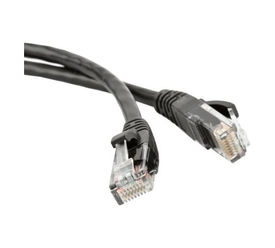 Патч-корд Hyperline PC-LPM-UTP-RJ45-RJ45-C5e-5M-LSZH-BK 30958