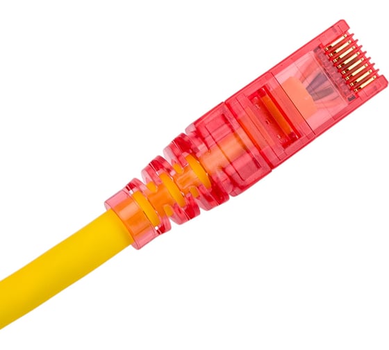 Патч-корд Hyperline PC-LPM-UTP-RJ45-RJ45-C5e-5M-LSZH-YL 373785