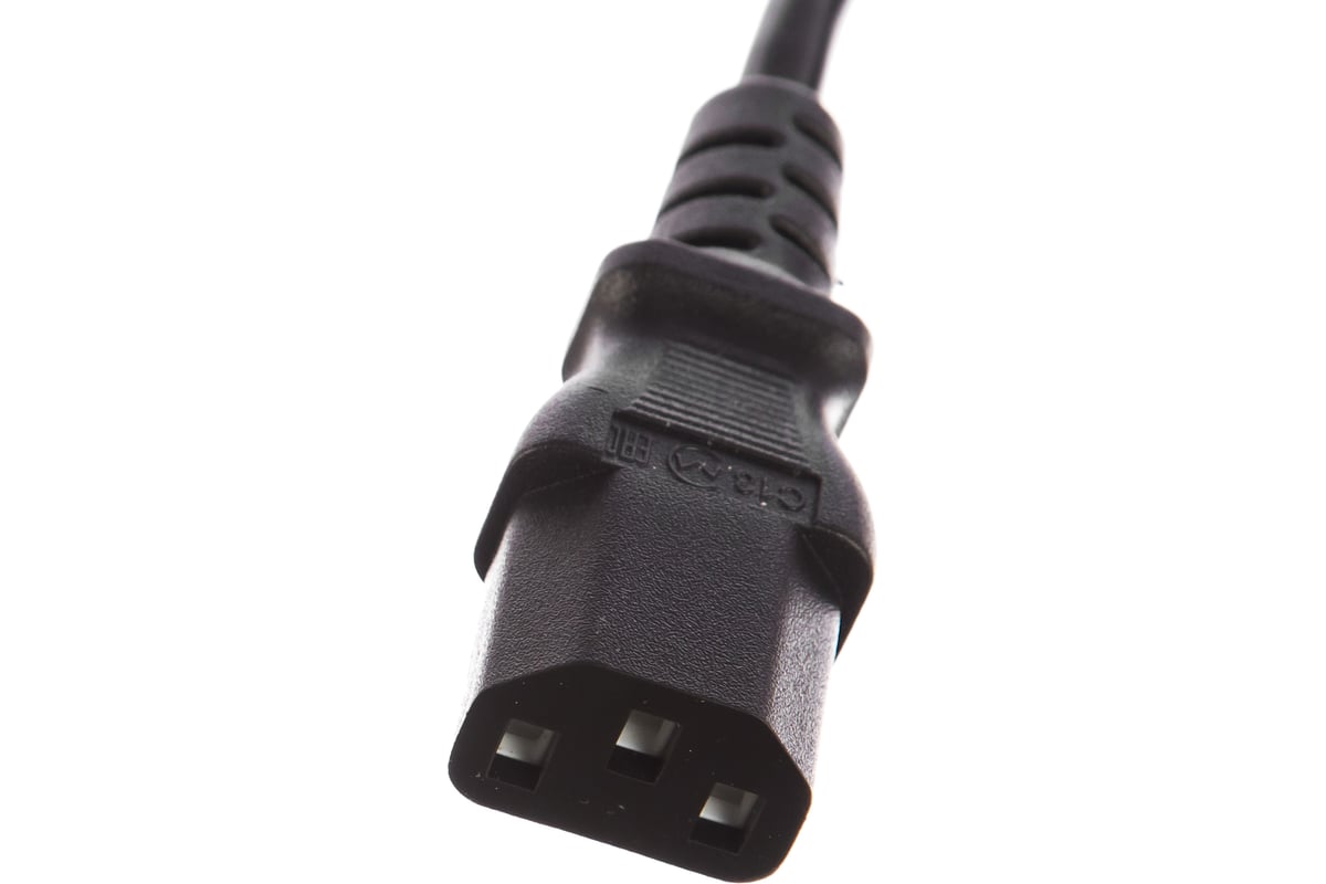 Кабель питания монитор-компьютер IEC 320 C13 - IEC 320 C14 (3x1.00 ...