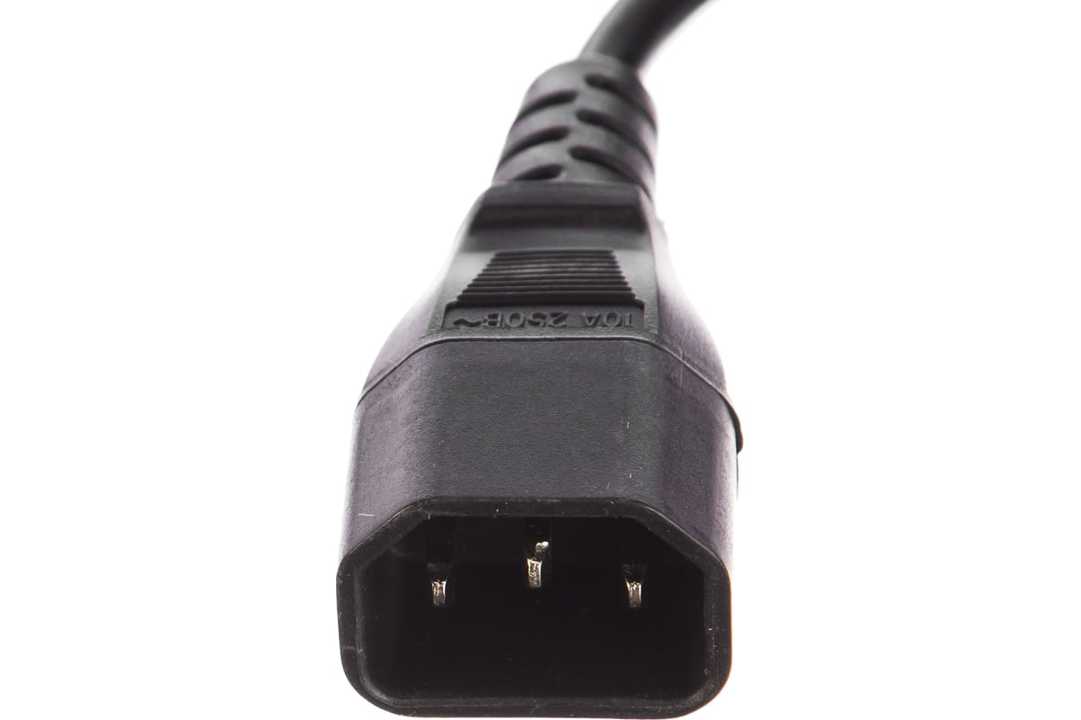 Кабель питания монитор-компьютер IEC 320 C13 - IEC 320 C14 (3x1.00 ...