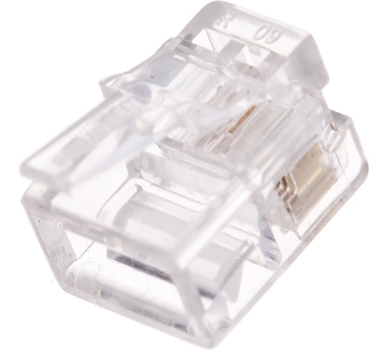 Телефонный разъем RJ-12 (6P4C) (3µ"/ 3 микродюйма) 100шт Hyperline PLUG-6P4C-P-C2-100 49379