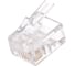 Телефонный разъем RJ-12 (6P4C) (3µ"/ 3 микродюйма) 100шт Hyperline PLUG-6P4C-P-C2-100 49379 1