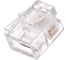Телефонный разъем RJ-12 (6P4C) (3µ"/ 3 микродюйма) 100шт Hyperline PLUG-6P4C-P-C2-100 49379 2