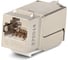Вставка Keystone Jack RJ-45 8P8C, категория 6, экранированная, 110 IDC, заделка с помощью NE-TOOL, белая Hyperline KJNE-8P8C-C6-90-SH-F-WH 46369 1