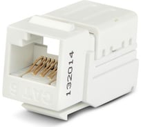 Вставка Keystone Jack RJ-45 8P8C, категория 6, 110 IDC, заделка с помощью NE-TOOL, белая Hyperline KJNE-8P8C-C6-90-WH 46044