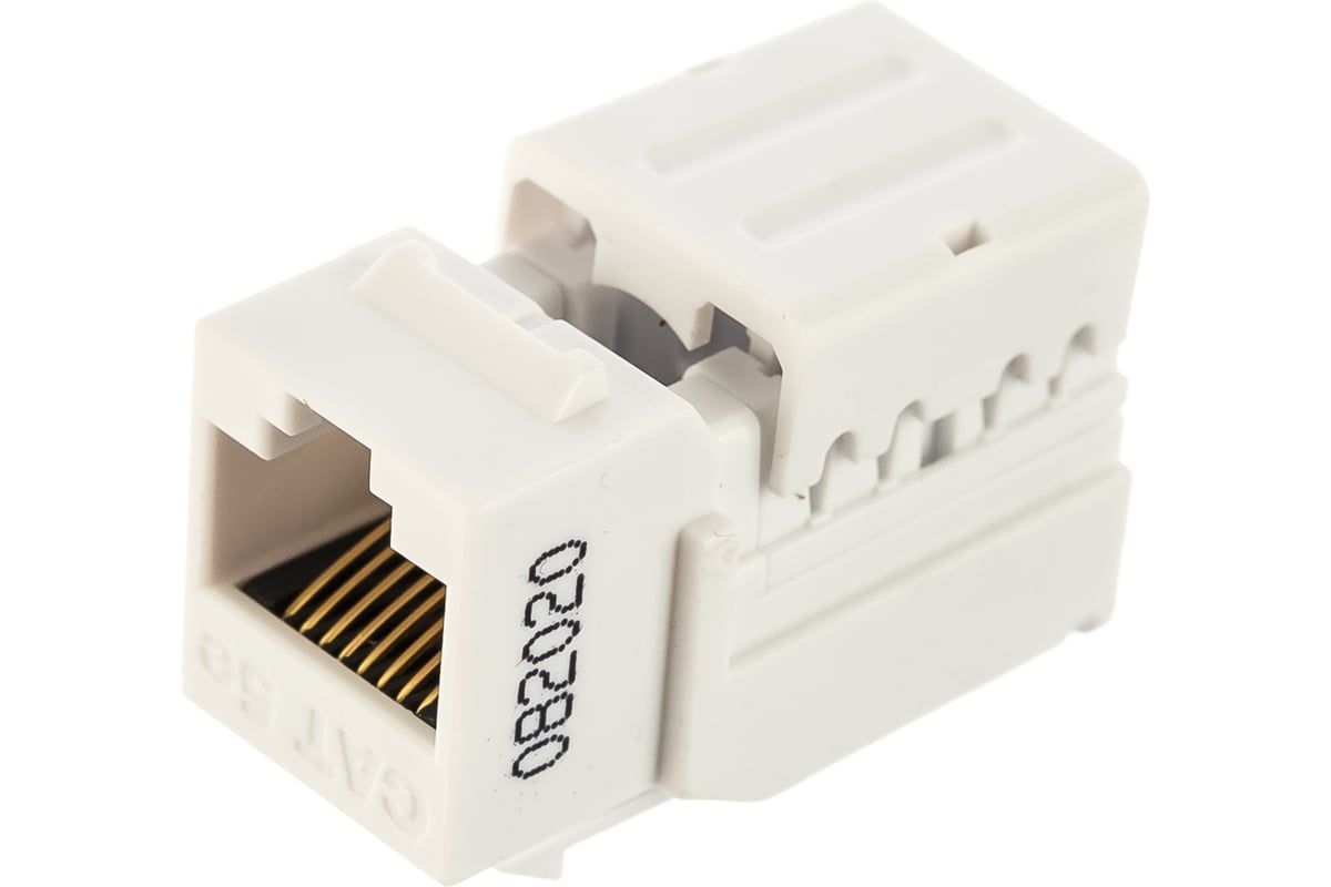 Вставка Keystone Jack RJ-45 8P8C, категория 5e, 110 IDC, заделка с ...