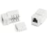 Вставка Keystone Jack, RJ-12 6P6C заделка с помощью NE-TOOL Hyperline KJNE-6P6C-C2-90-WH 46832 5