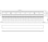 Кабельный организатор пластиковый с крышкой 19" 1U Hyperline CM-1U-PL-COV 16488 3