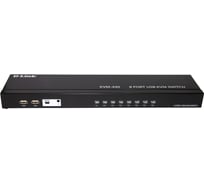 8-портовый kvm-переключатель d-link с портами vga и 4 портами usb KVM-440/C2A