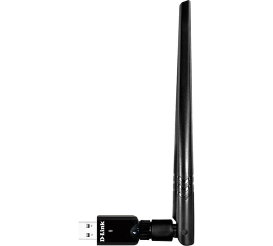 Беспроводной двухдиапазонный usb 3.0 адаптер d-link ac1200 с поддержкой mu-mimo и съемной антенной DWA-185/RU/A1A 1