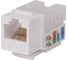 Вставка Keystone WRline WR-KJ-RJ45-C5E-90 Jack RJ-45, 90 градусов, категория 5e, неэкранированная, заделка тип 110, цвет белый 505212 1