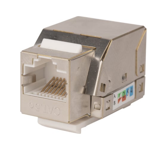 Вставка Keystone WRline WR-KJ-RJ45-C5E-SH-90 Jack RJ-45, 90 градусов, категория 5e, экранированная, заделка тип 110 505213