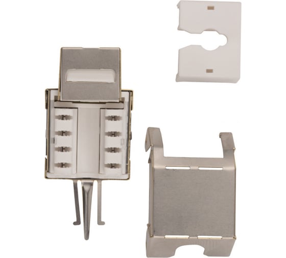 Вставка Keystone WRline WR-KJ-RJ45-C5E-SH-90 Jack RJ-45, 90 градусов, категория 5e, экранированная, заделка тип 110 505213