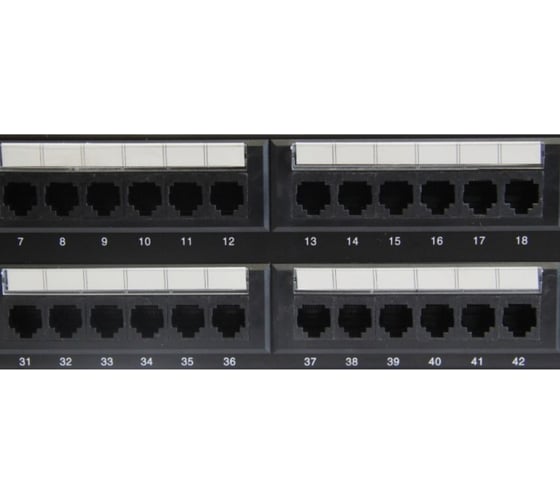 Патч-панель Netlink 19", 2u, 48 портов, сат5е 00000001016