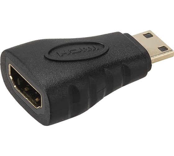 Переходник TDM ELECTRIC "АВП 2" штекер mini HDMI- гнездо HDMI, позолоченные контакты, SQ4040-0102