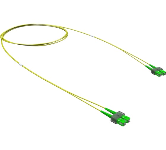 Оптический коммутационный шнур DKC duplex sc/apc-sc/apc, 9/125 (os2), 3 м RNPC9DCACA3 1