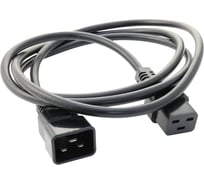 Кабель питания DKC, iec 60320 с19 - iec 60320 c20, 1 м, сечение 3x2,5мм R5CORD9010