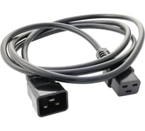 Кабель питания DKC, iec 60320 с19 - iec 60320 c20, 3 м, сечение 3x2,5мм R5CORD9030