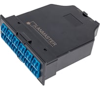 MPO кассета OS2 для модульной панели LAN-FRM-PP-STP/1U LANMASTER 24xLC, тип B, низкие потери, черная LAN-FRM-IN-2MB-24LC/OS2