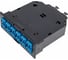MPO кассета OS2 для модульной панели LAN-FRM-PP-STP/1U LANMASTER 24xLC, тип B, низкие потери, черная LAN-FRM-IN-2MB-24LC/OS2 3