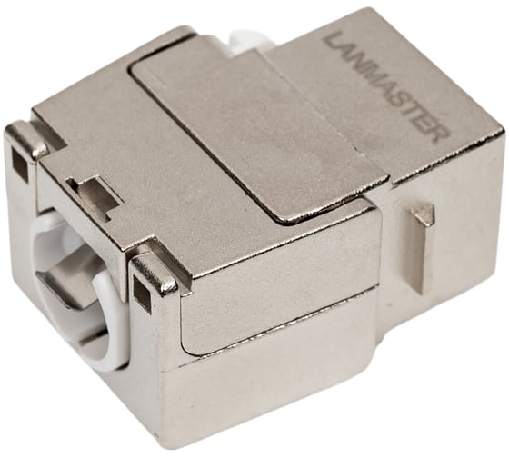 Экранированная вставка Keystone RJ-45 LANMASTER категория 8, 180 градусов, LAN-OK45S8/180