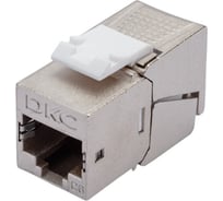 Модуль keystone DKC rj45 cat6 экранированный(stp), 90 градусов, серебристый(форм-фактор s19) RNK6F90TL