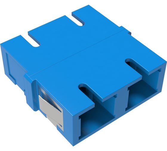 Адаптер DKC sc/upc-duplex top, os2, синий RNFA9UDSC 1