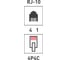 Телефонный разъем PROCONNECT UTP RJ-9 (4P4C), CAT 3 05-1001-3 3
