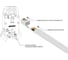 Телефонный разъем PROCONNECT UTP RJ-9 (4P4C), CAT 3 05-1001-3 4
