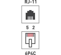 Разъемы и коннекторы RJ-11 телефонные - купить вилку RJ11 по низкой ...