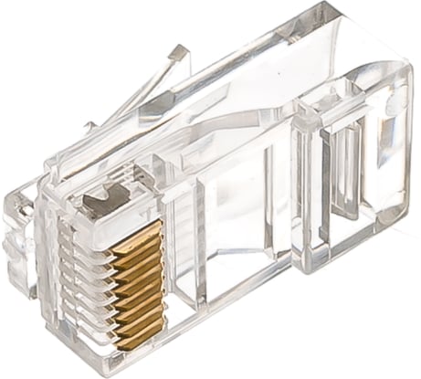 Джек вилка PROCONNECT RJ-45 8P8C CAT 5e 100 шт 05-1021-3