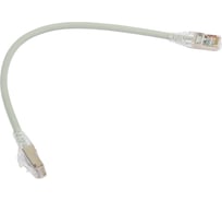 Патч-корд WRline WR-PC-RJ45-FTP-5E-0.3-GY F/UTP, категория 5е, 2xRJ45, экранированный, серый, LSZH, 0.3м 520162