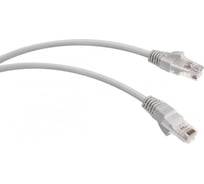 Патч-корд WRline WR-PC-RJ45-UTP-5E-5-GY U/UTP, категория 5е, 2xRJ45, неэкранированный, серый, LSZH, 5м 520159