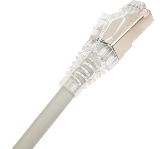 Патч-корд WRline WR-PC-RJ45-FTP-5E-5-GY F/UTP, категория 5е, 2xRJ45, экранированный, серый, LSZH, 5м 520168
