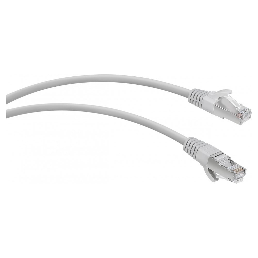 Патч-корд WRline WR-PC-RJ45-UTP-5E-10-GY U/UTP, категория 5е, 2xRJ45 ...