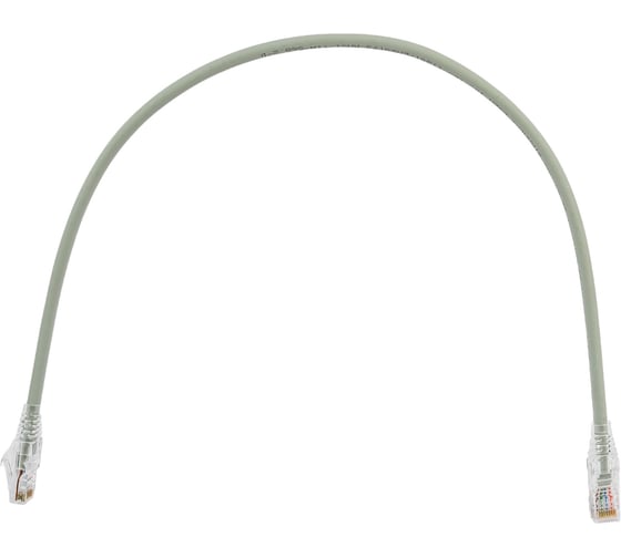 Патч-корд WRline WR-PC-RJ45-UTP-5E-0.5-GY U/UTP, категория 5е, 2xRJ45, неэкранированный, серый, LSZH, 0.5м 520154