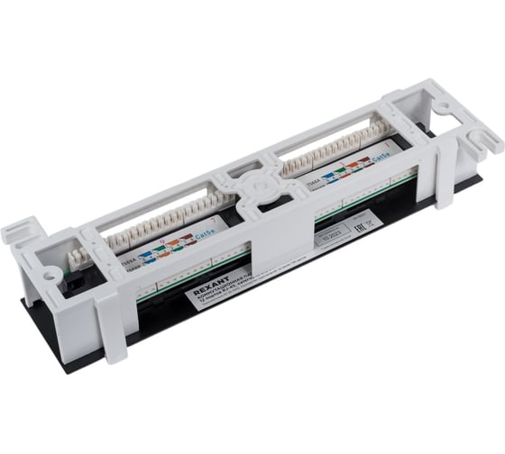 Настенная патч-панель REXANT 12 портов RJ-45, CAT 5e, UTP 04-0020