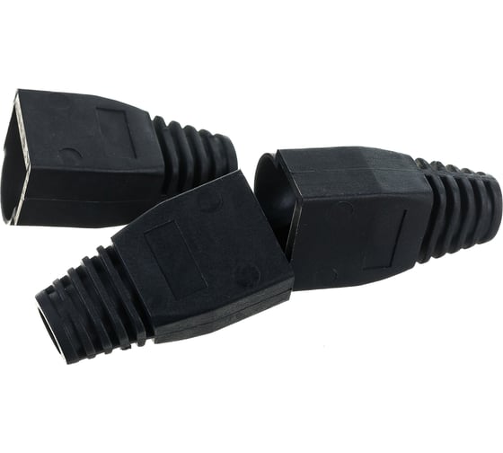 Изолирующий колпачок для разъемов RJ-45 REXANT, черный, 100 шт. 05-1210