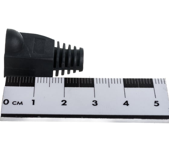 Изолирующий колпачок для разъемов RJ-45 REXANT, черный, 100 шт. 05-1210