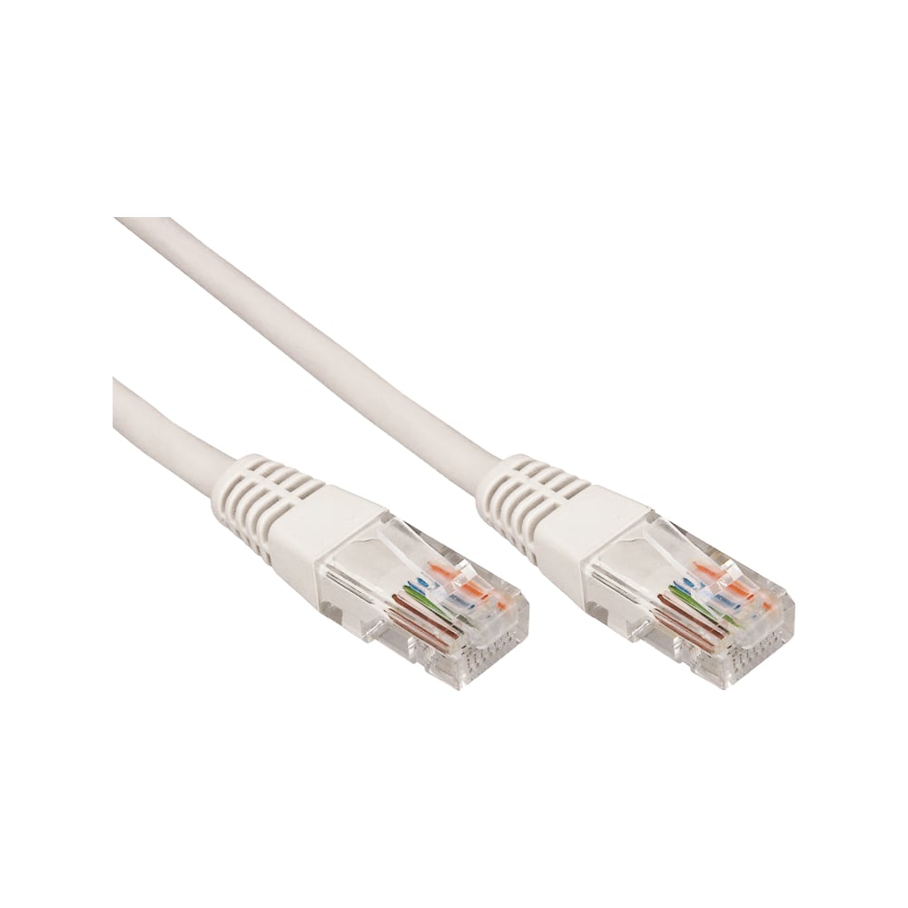 Патч-корд REXANT RJ45-RJ45, U/UTP, CAT 5e, PVC, серый, 0,5 м 18-1001 ...
