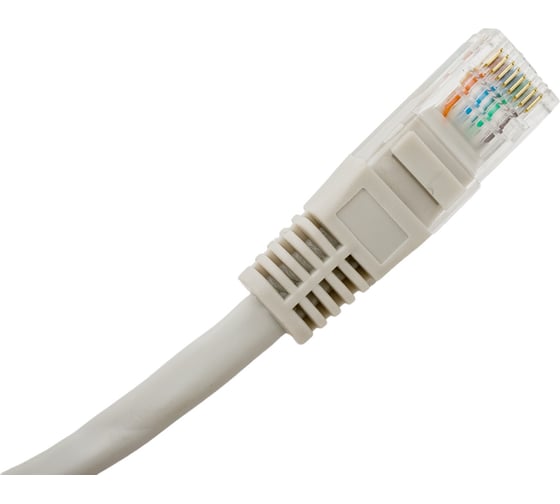 Пaтч-корд REXANT U/UTP, CAT 5e, RJ45-RJ45, PVC, серый, 5 м 18-1007