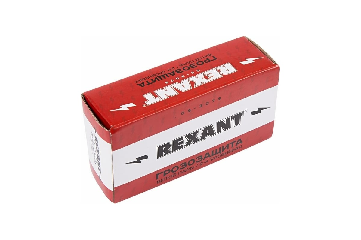Грозозащита витой пары REXANT разъем RJ45 05-3079 - выгодная цена ...