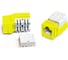 Вставка Keystone Jack RJ-45(8P8C) Hyperline KJE-8P8C-C5e-90-YL категория 5e, 110 IDC, заделка с помощью E-TOOL, желтая 43886 1